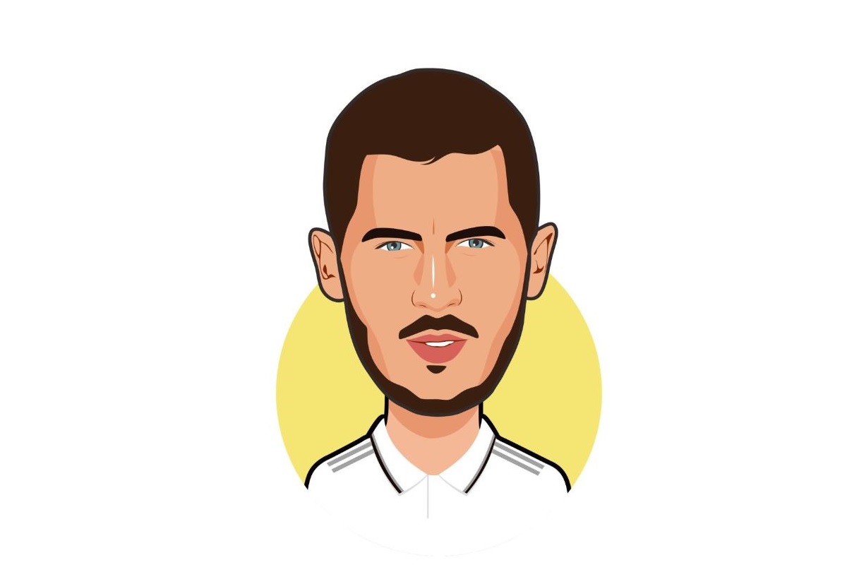 ASSE : Eden Hazard Caricature